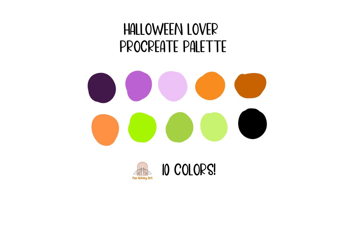 Halloween Lover Procreate Color Palette