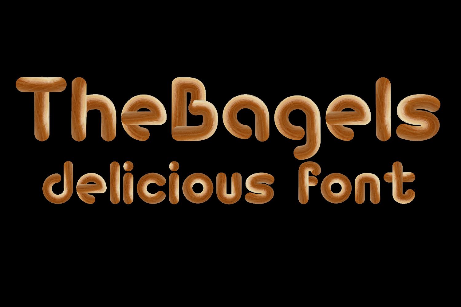 The Bagels Font