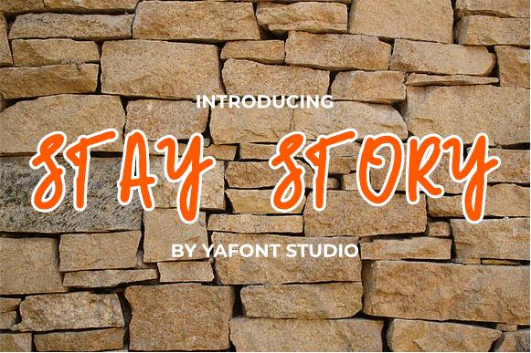 Stay Story Font