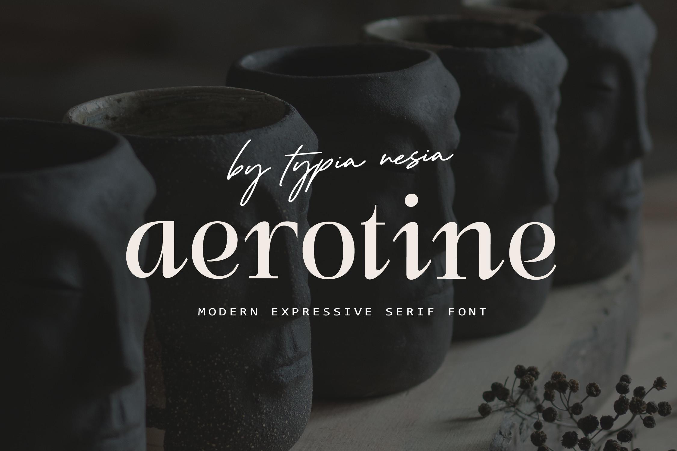 Aerotine Font