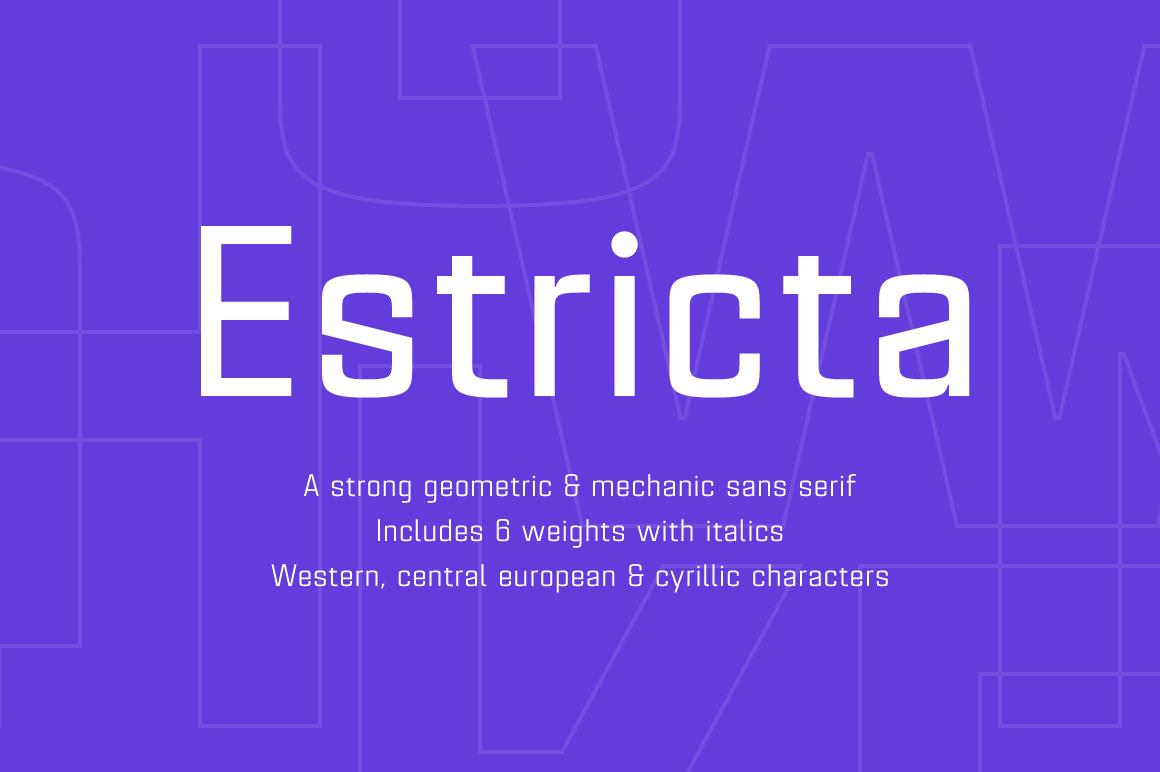 Estricta Family Font