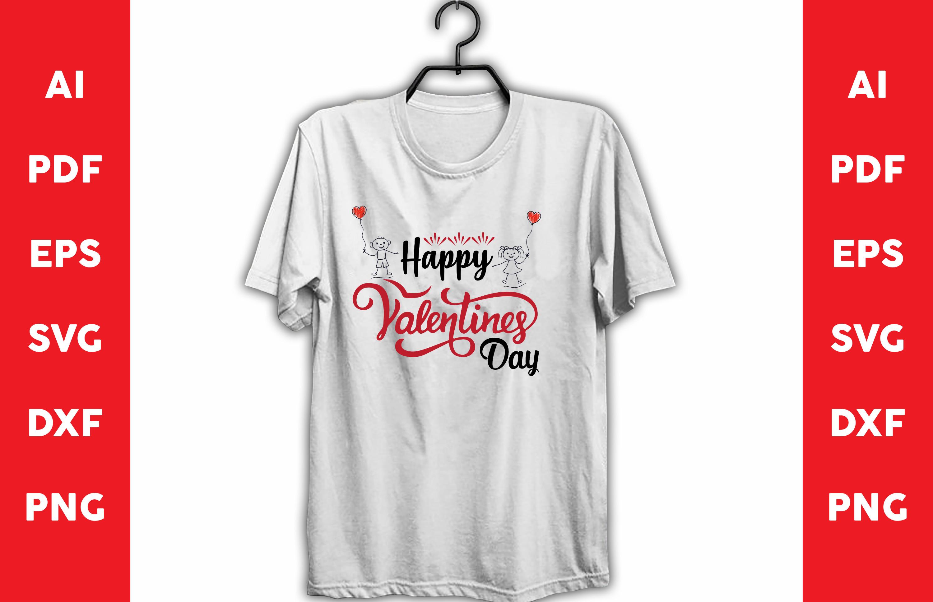 Happy Valentine Day T-shirt Design