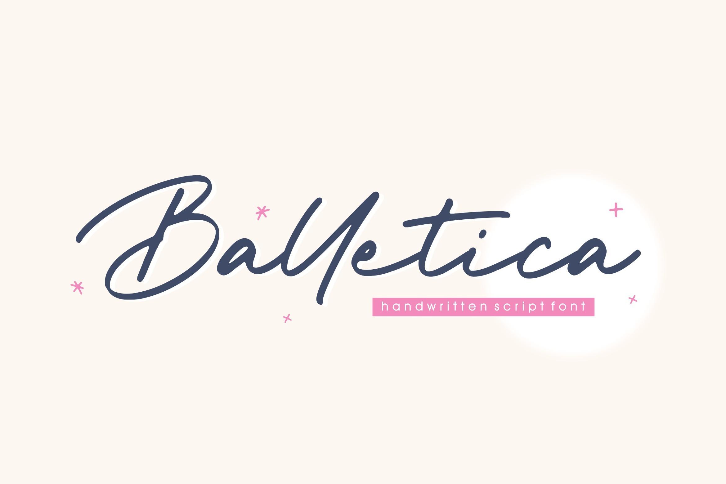 Balletica Script Font