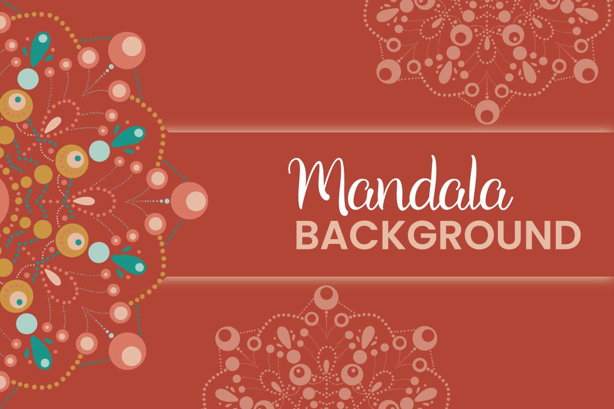 Modern Background Mandala Design
