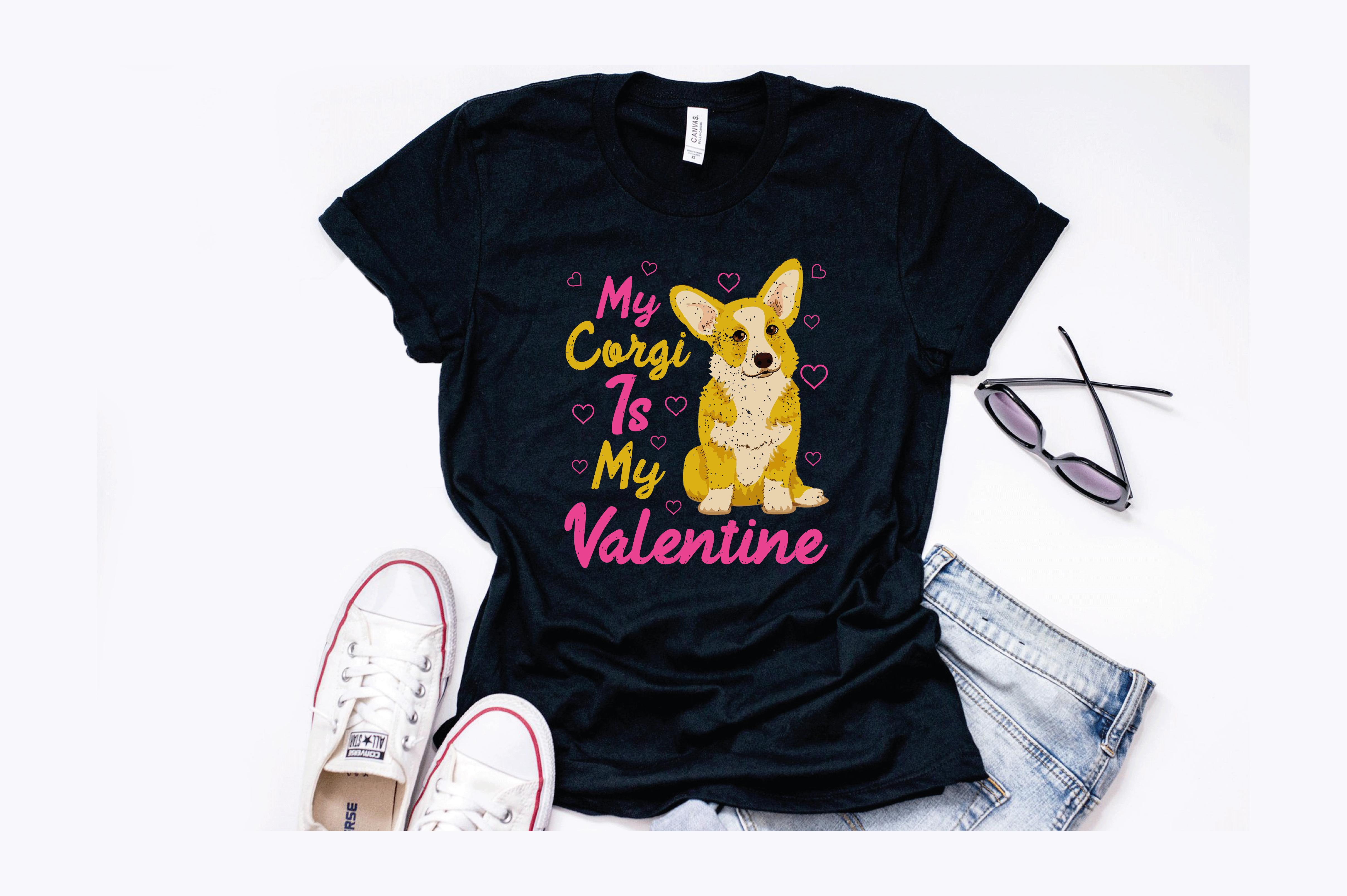 My Corgi is My Valentine T-Shirt