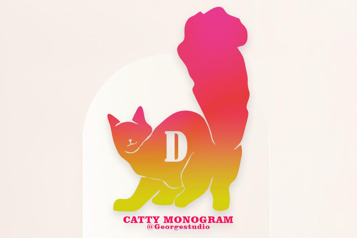 Catty Monogram Font