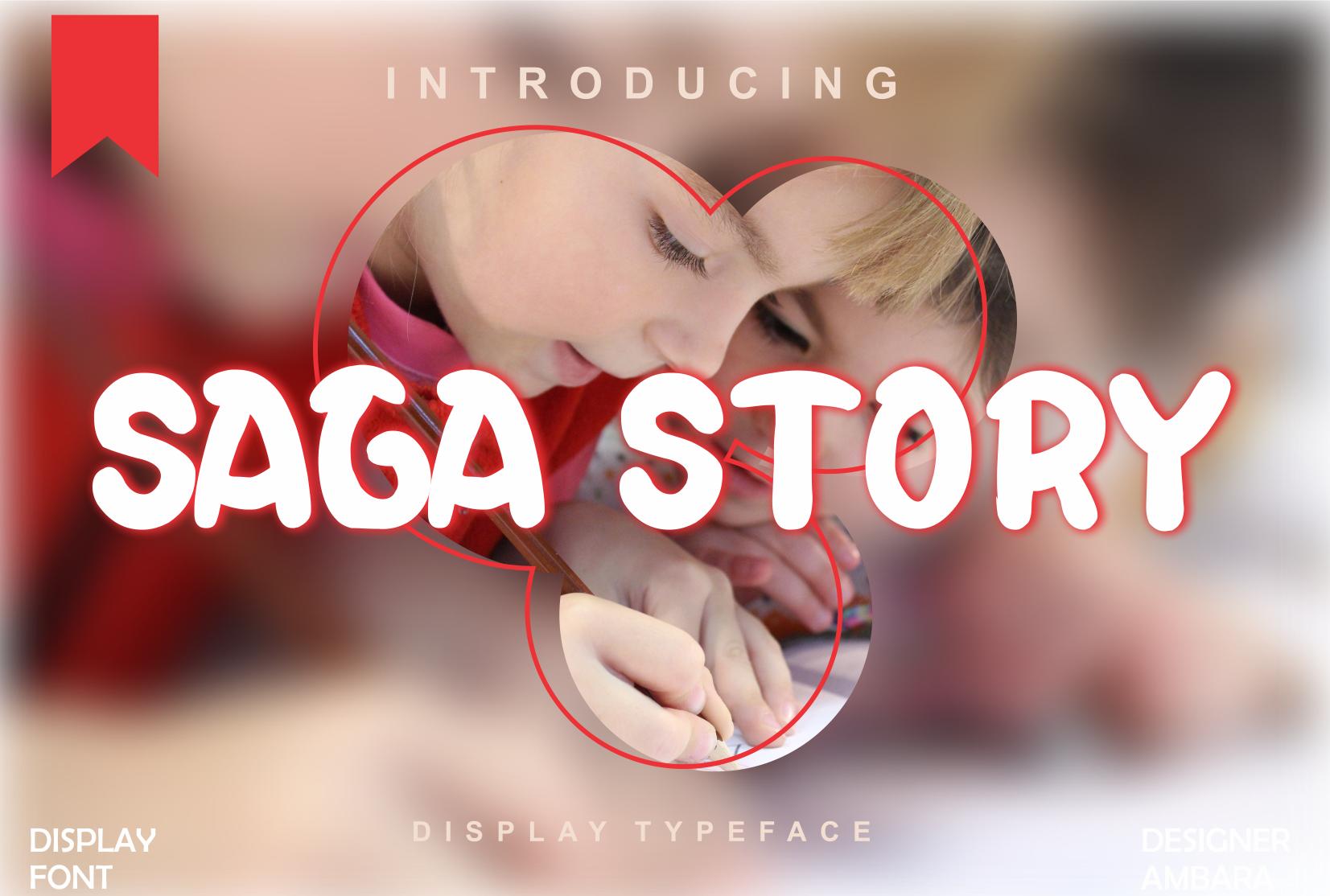 Saga Story Font