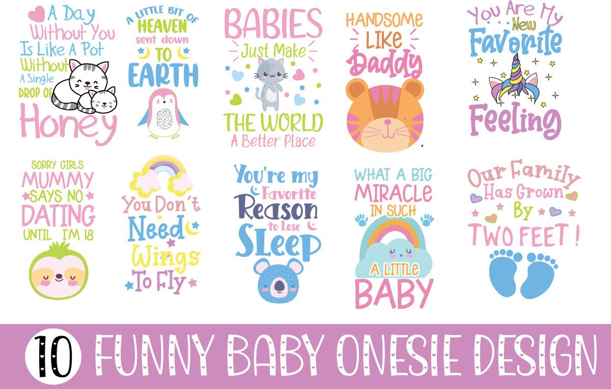 Baby Onesie Bundle | Funny Baby Onesie