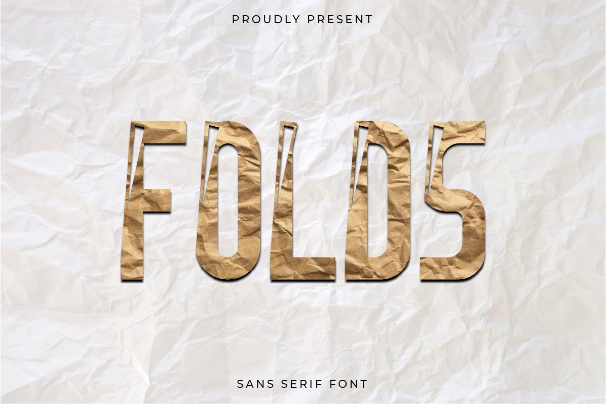 Folds Font