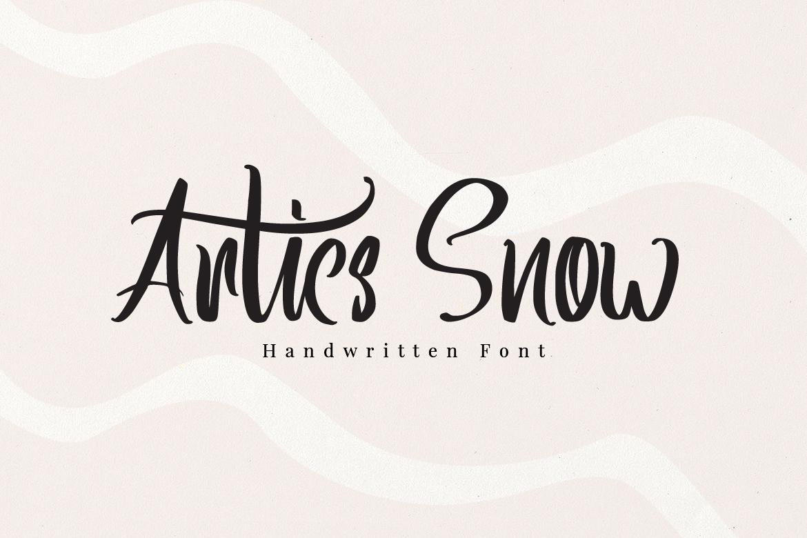 Artics Snow Font