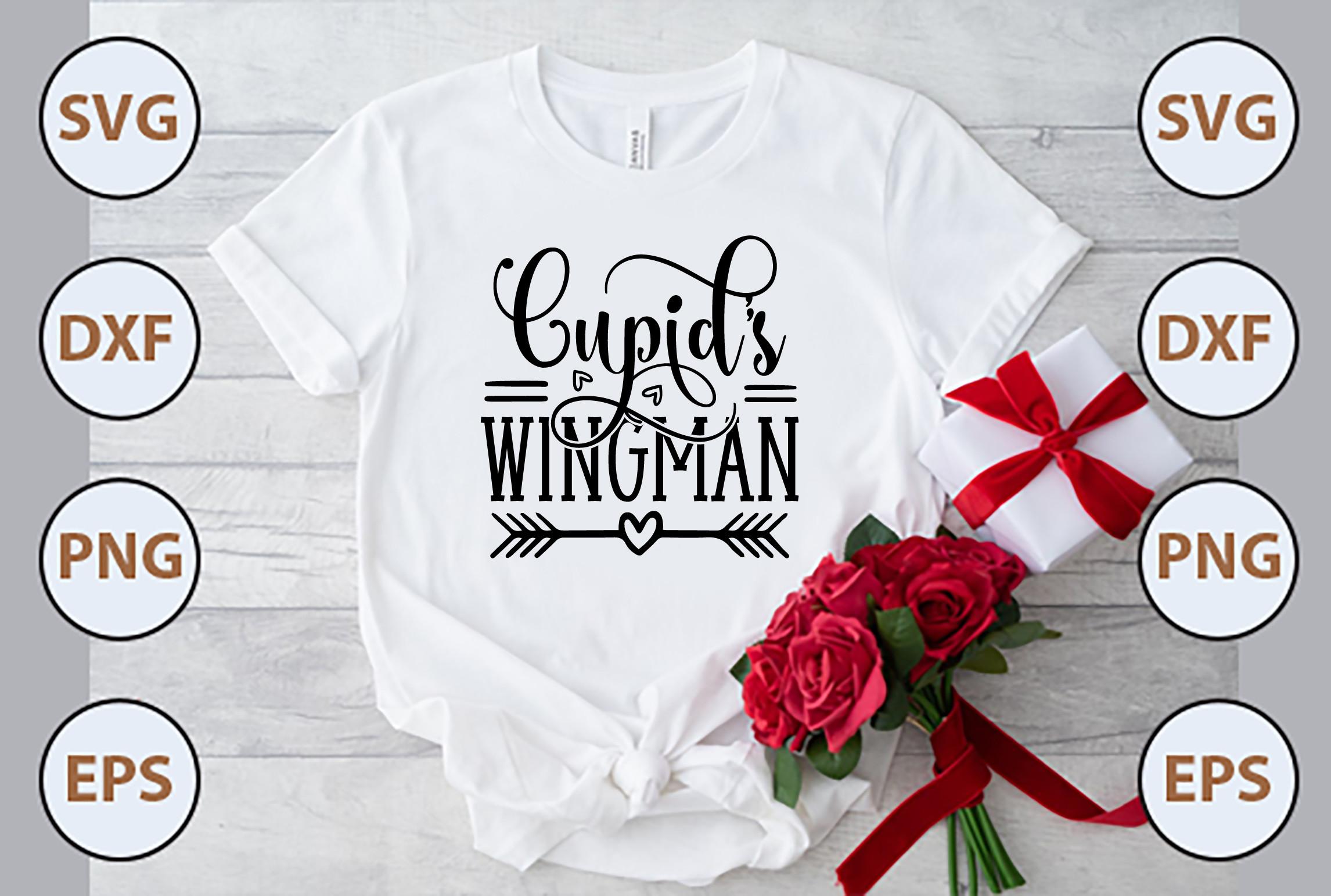 Cupid's Wingman Svg