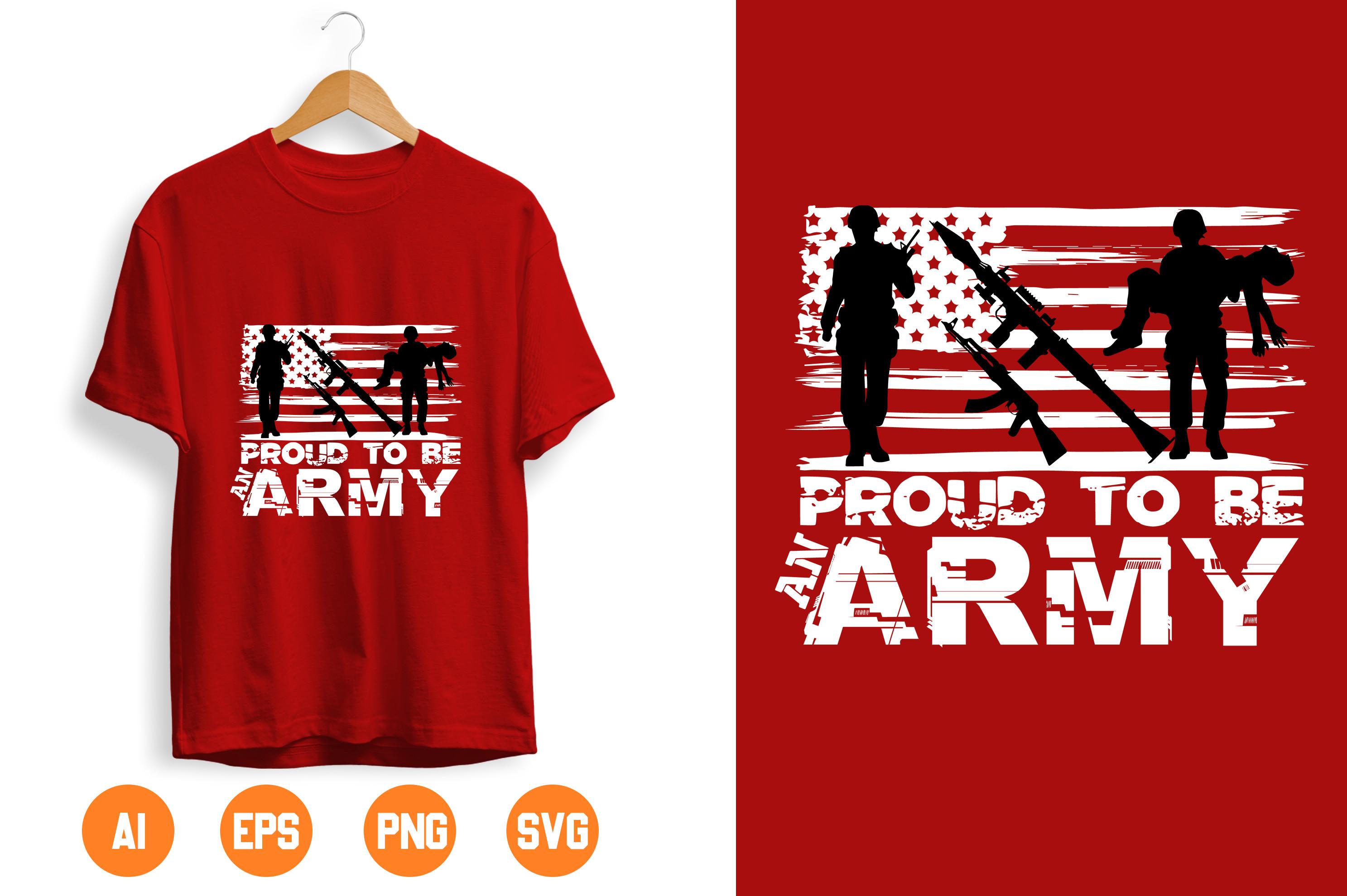 USA Army T-shirt Design 14