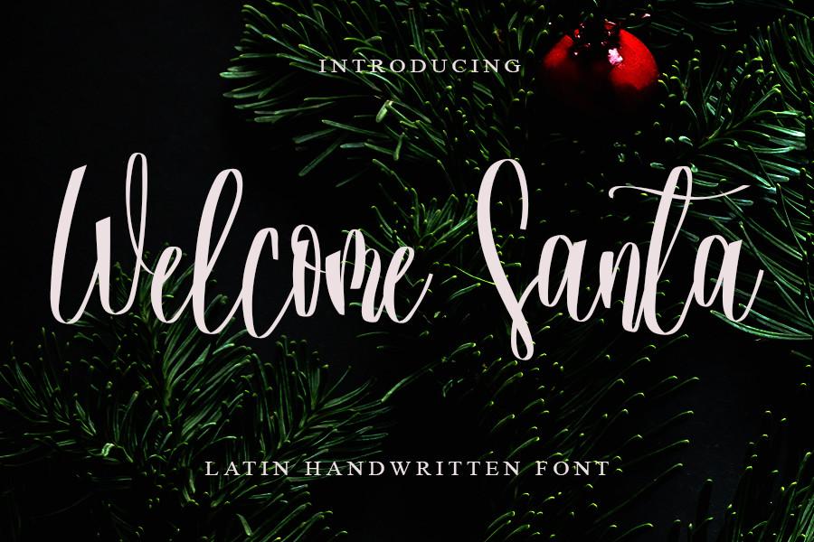Welcome Santa Font