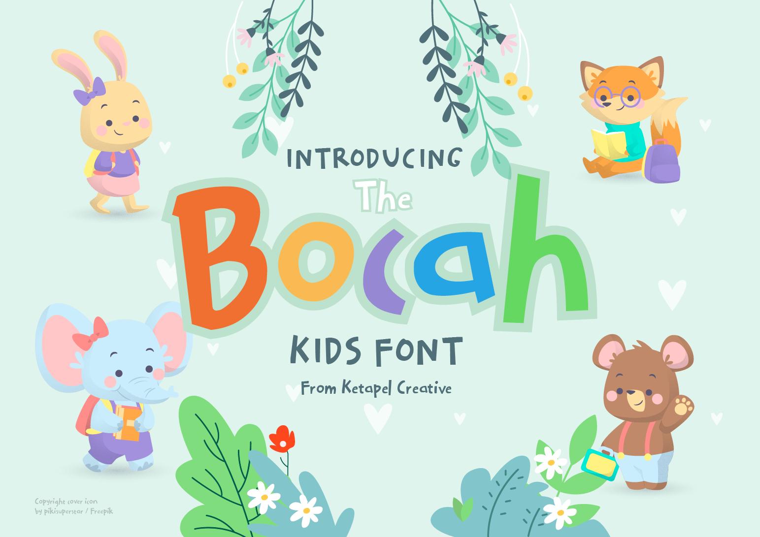 The Bocah Font