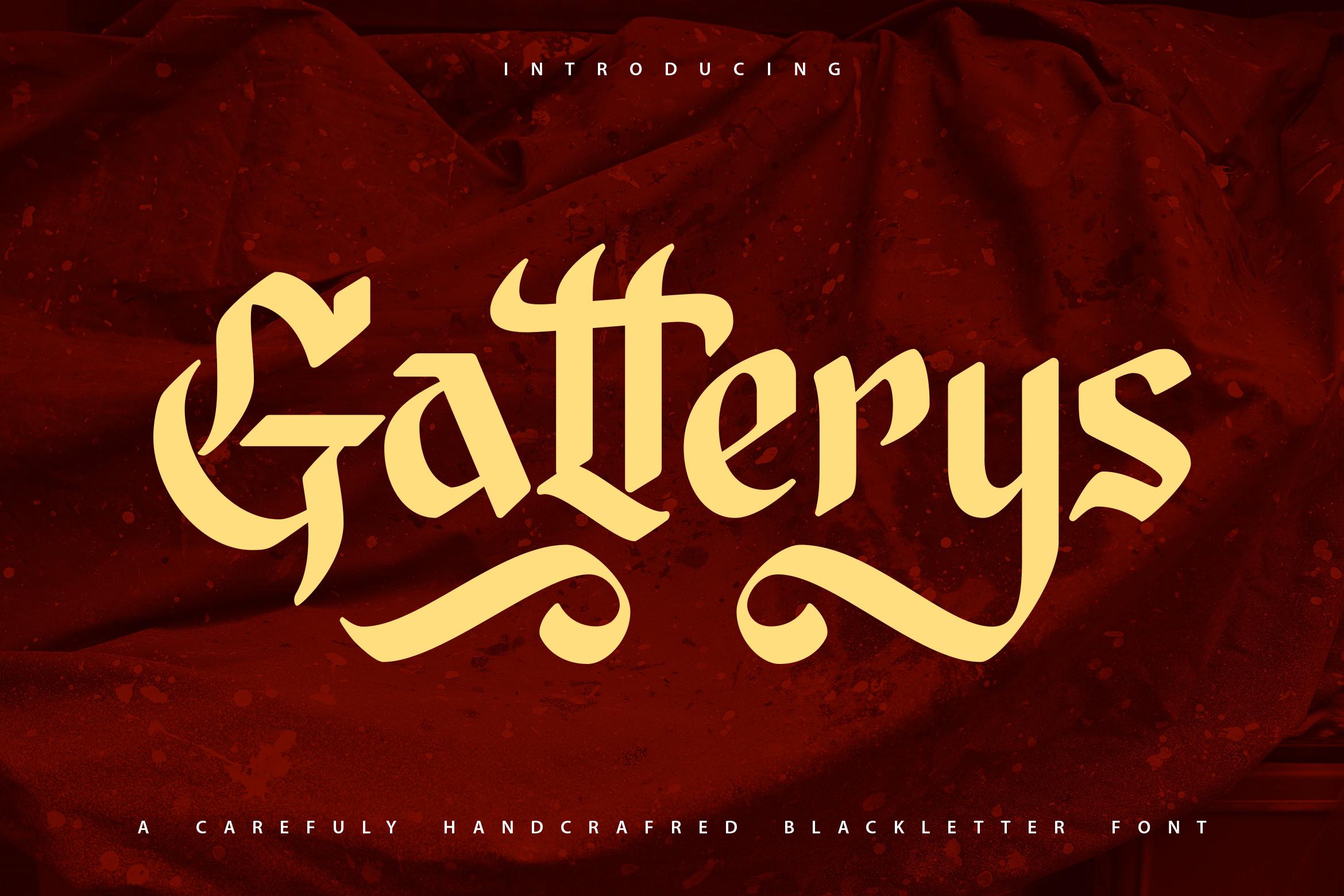 Gatterys Font