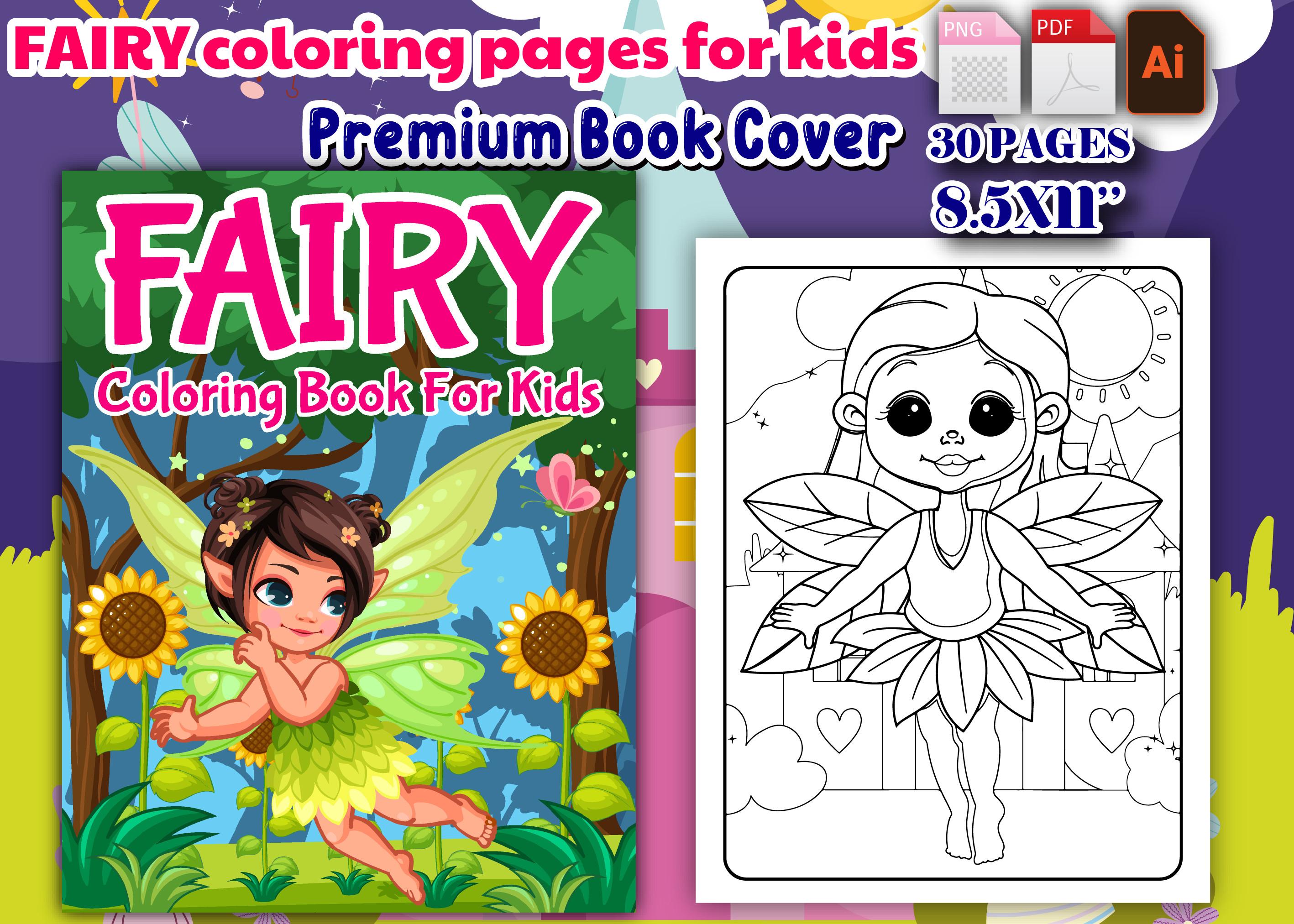 Fairy Coloring Pages for Kids