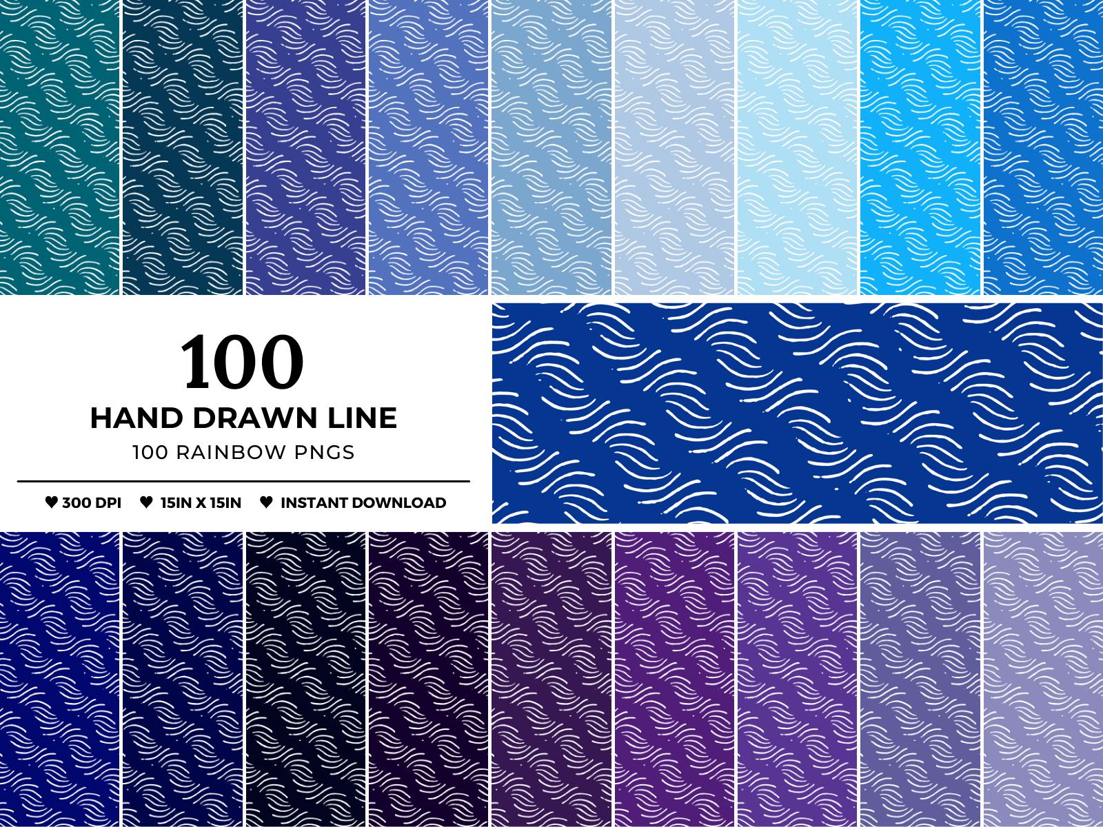 Hand Drawn Line Pattern 02