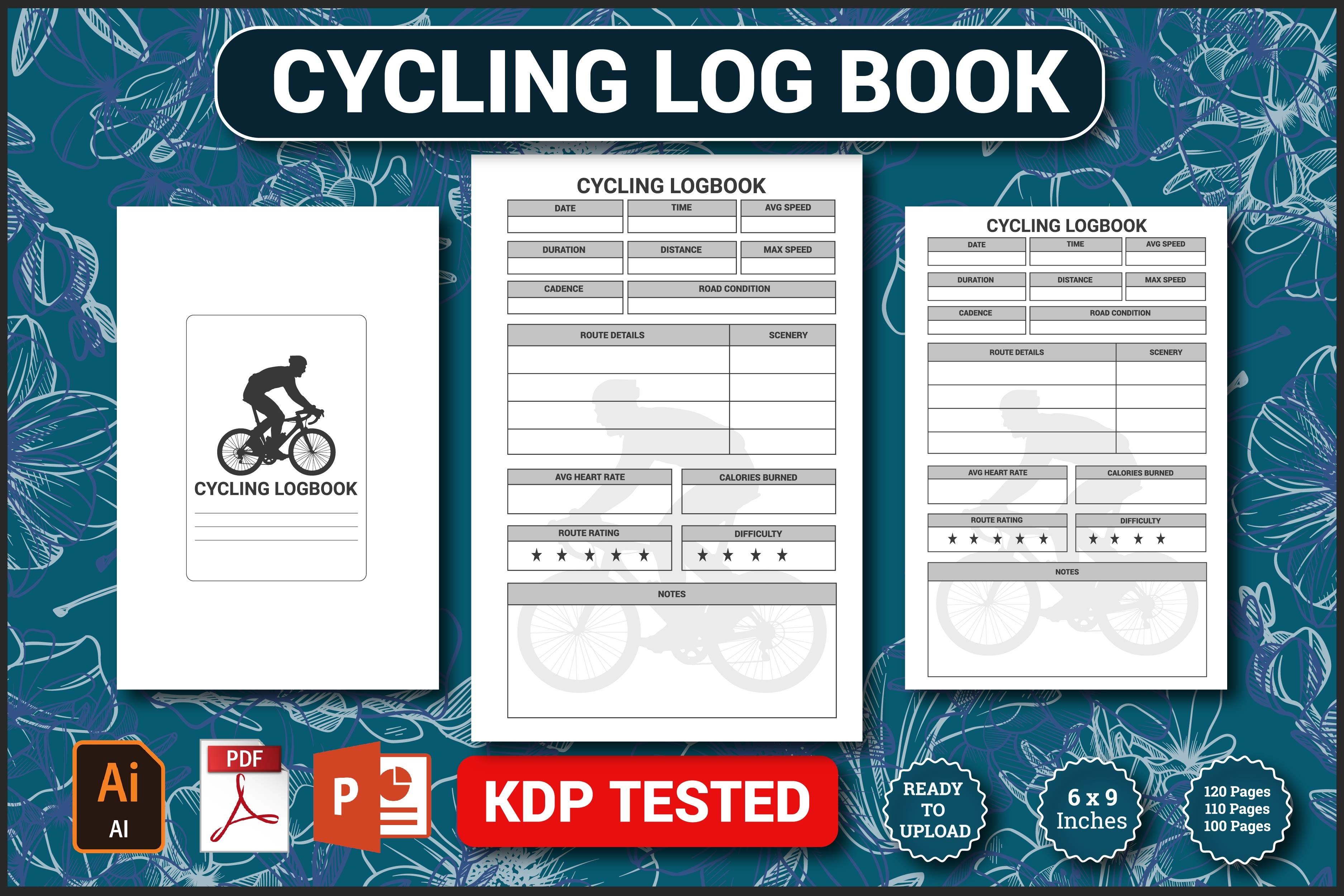 Cycling Log Book - KDP Interior