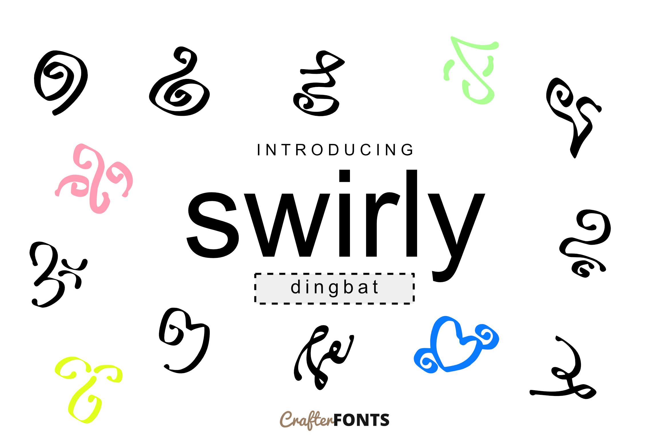 Swirly Font