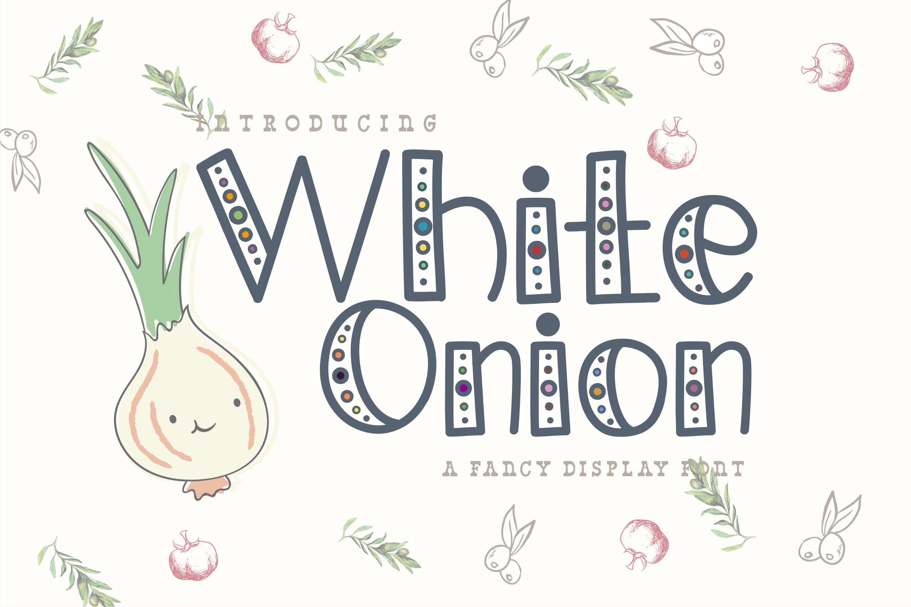 White Onion Font