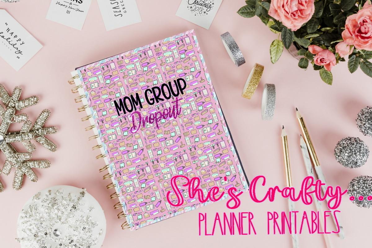 A5 Mom Group Drop out Planner Cover