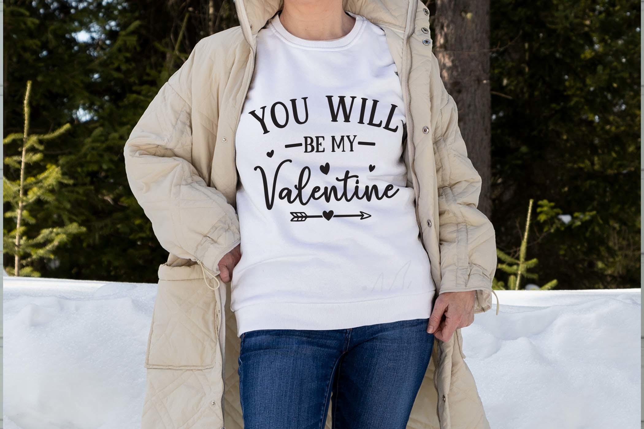 You Will Be My Valentine Svg