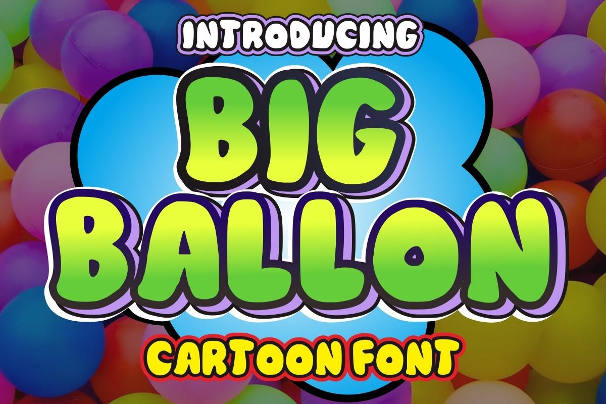 Big Ballon Font
