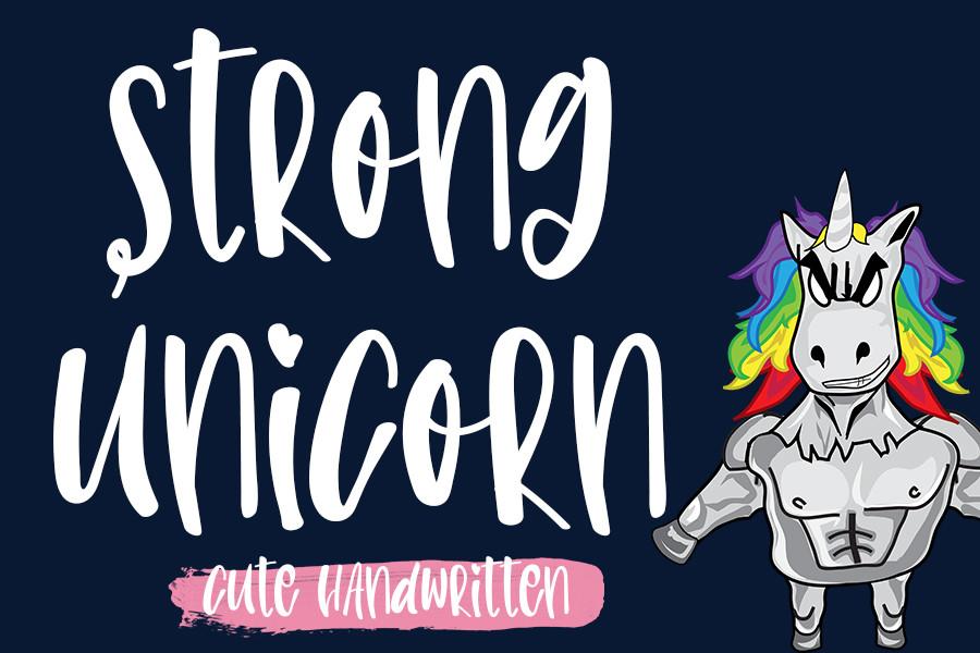 Strong Unicorn Font