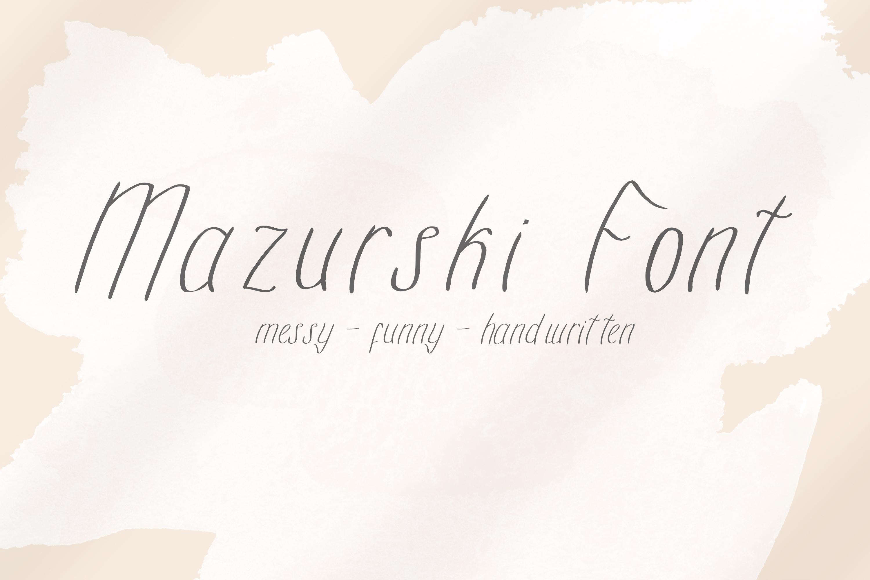 Mazurski Font