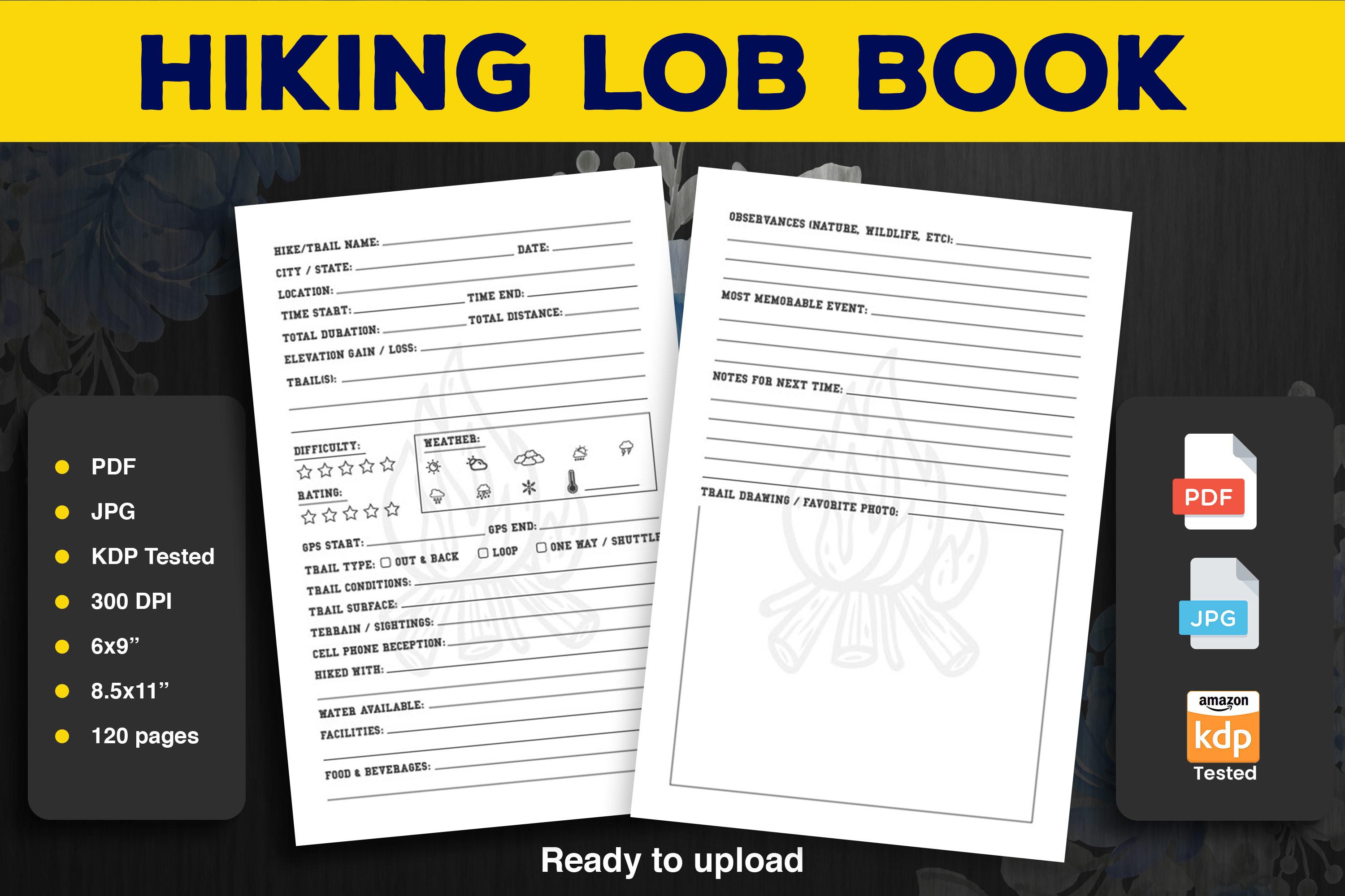 Hiking Log Book (KDP Interior)