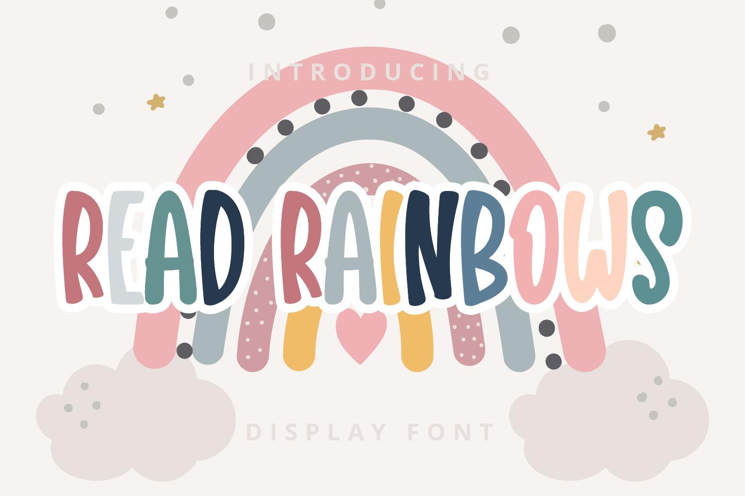 Read Rainbows Font