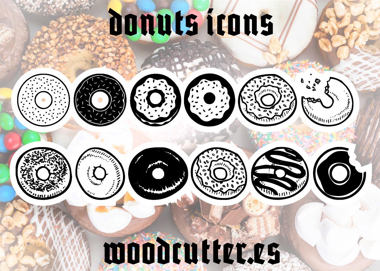 Donuts Icons Font