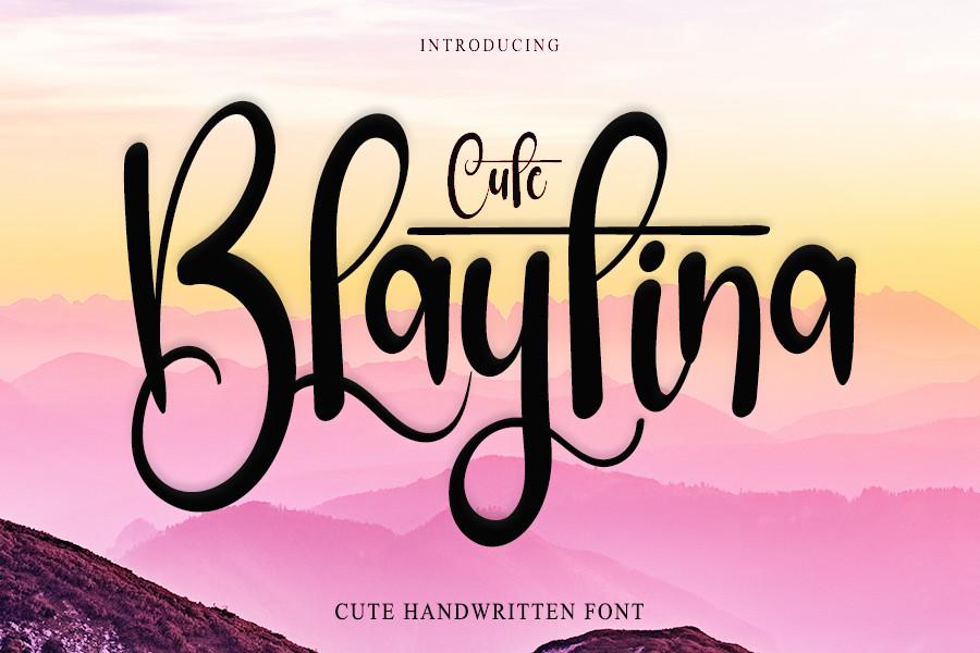 Blaytina Cute Font