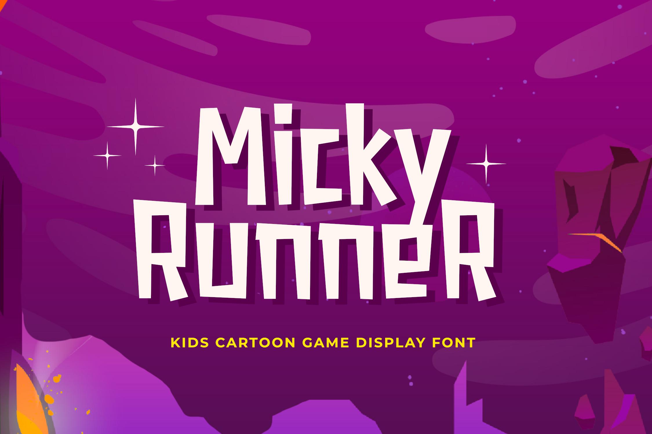 Micky Runner Font