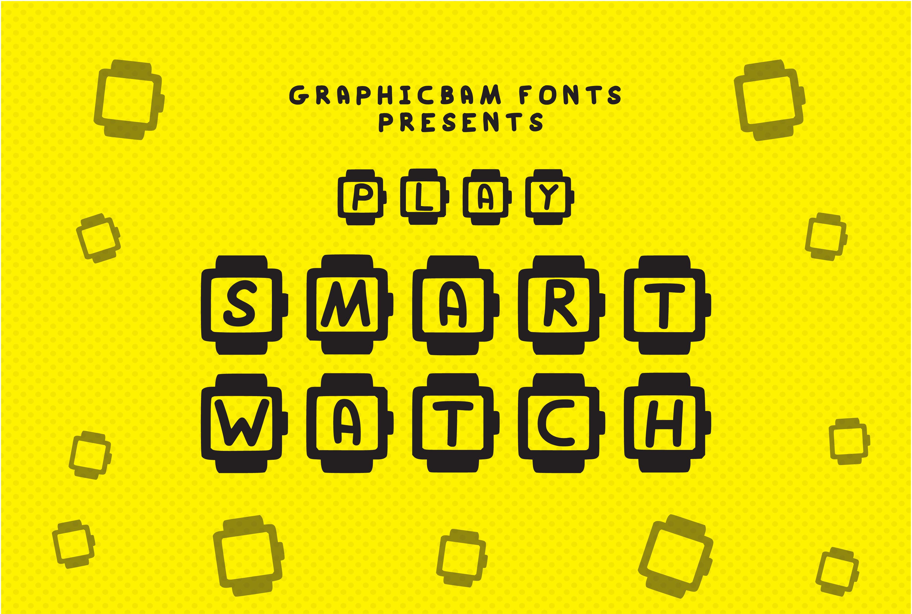 Play Smart Watch Font