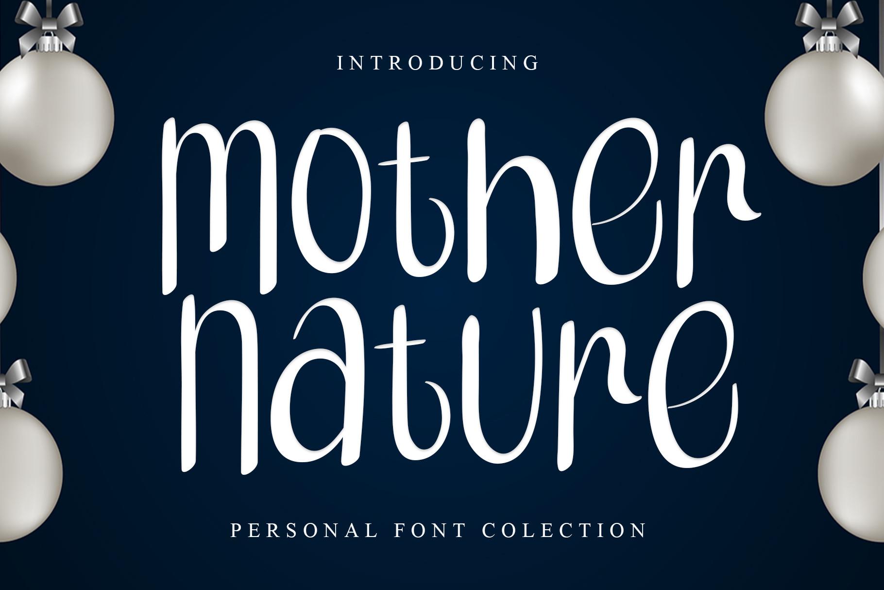 Mother Nature Font