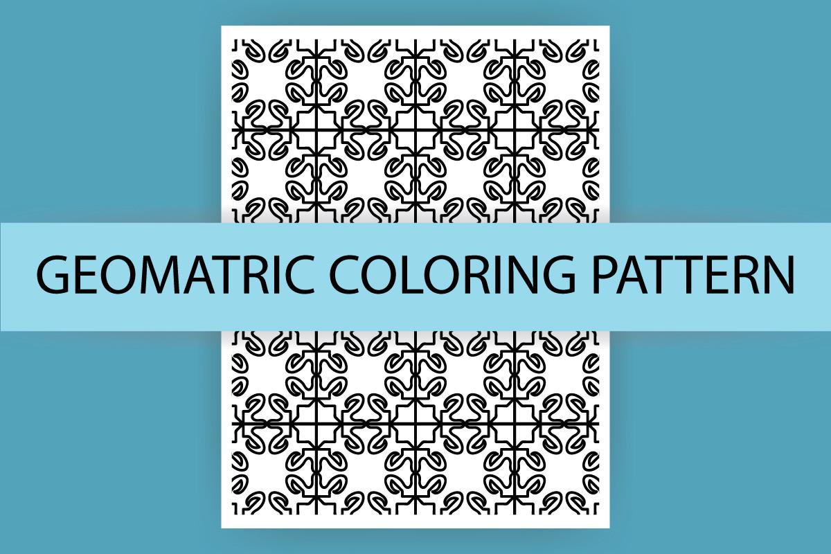 Geometric Coloring Pattern - KDP Book