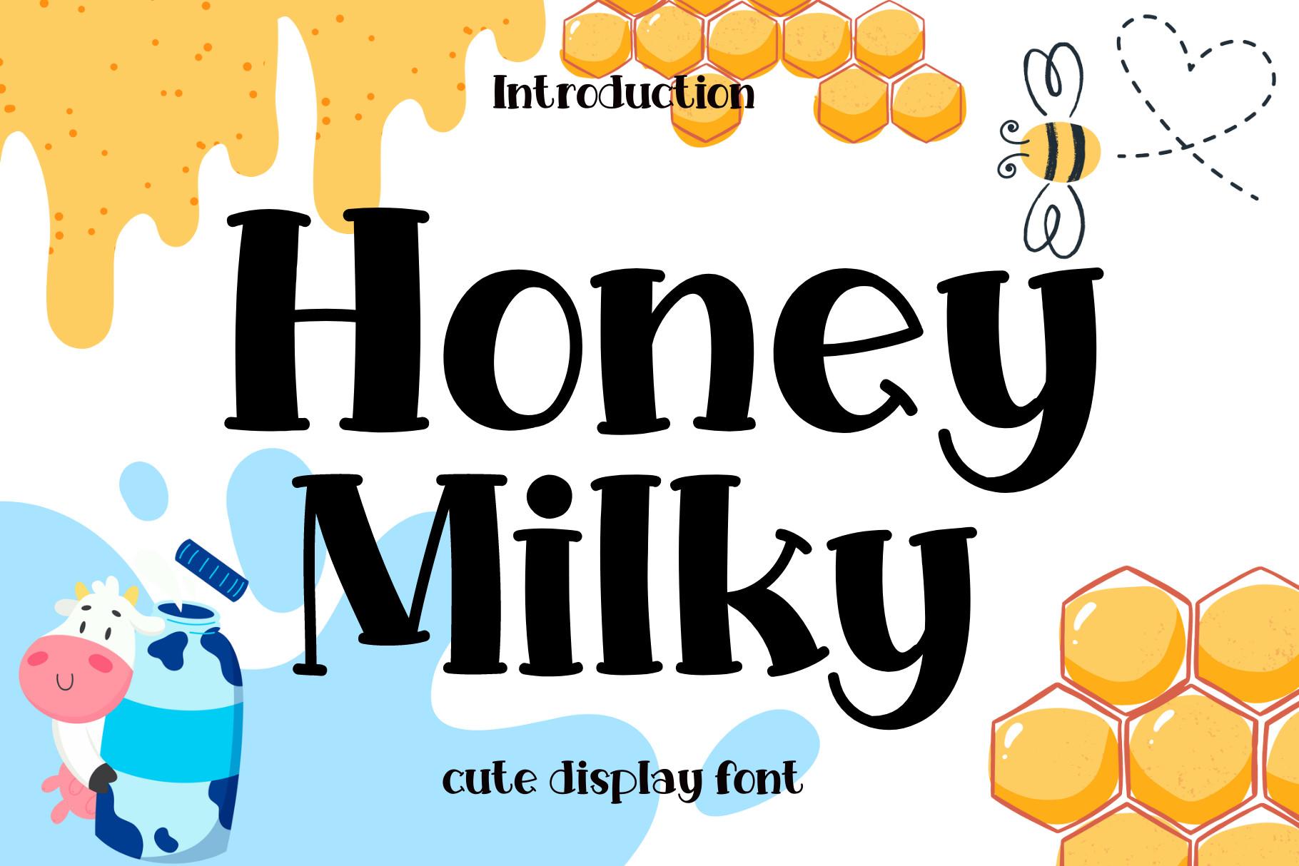 Honey Milky Font