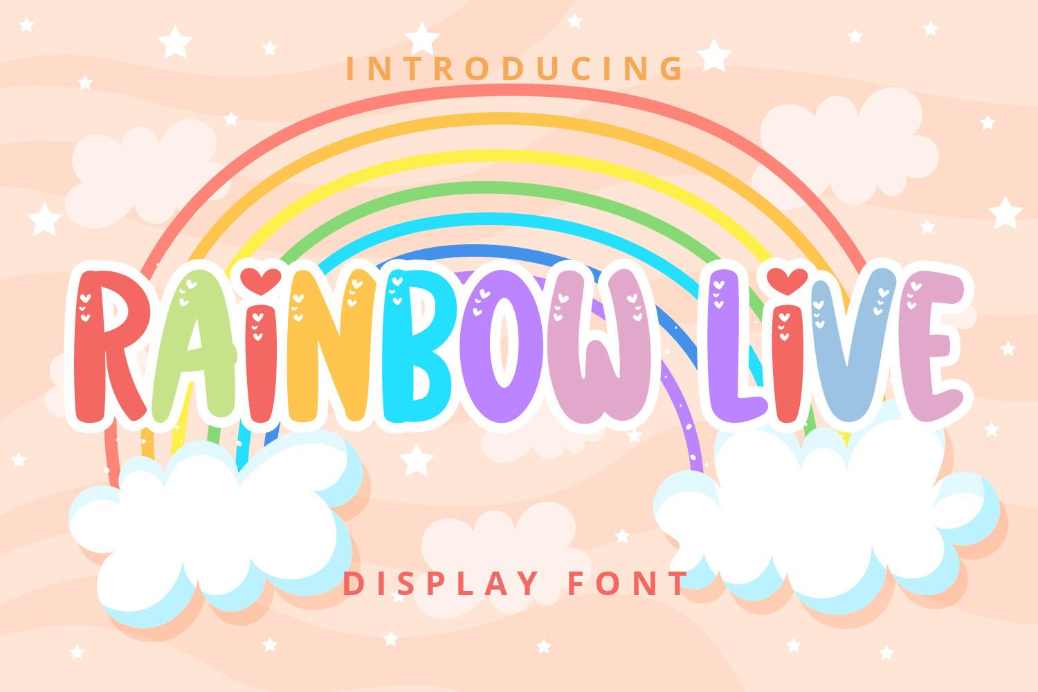 Rainbow Live Font