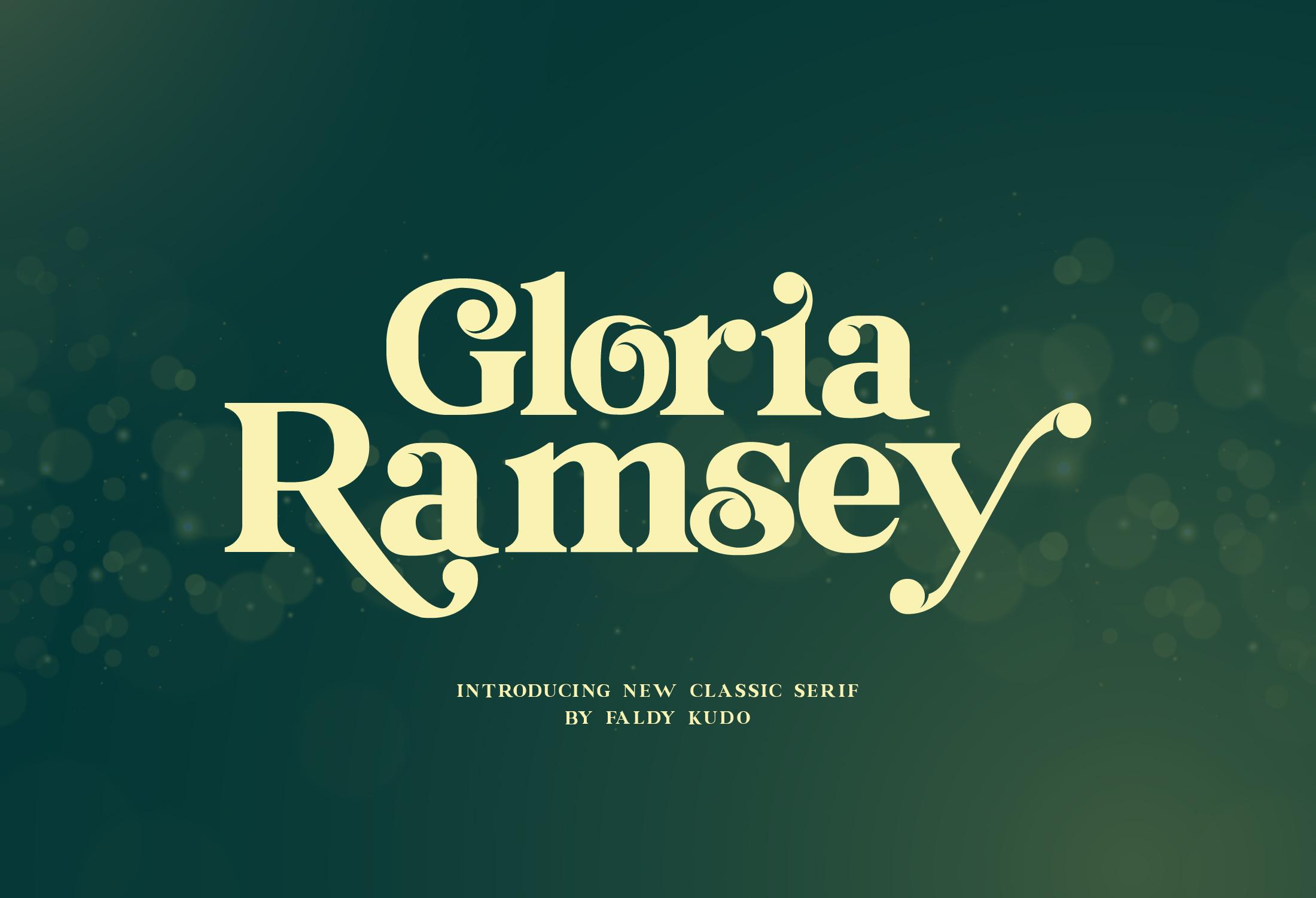 Gloria Ramsey Font
