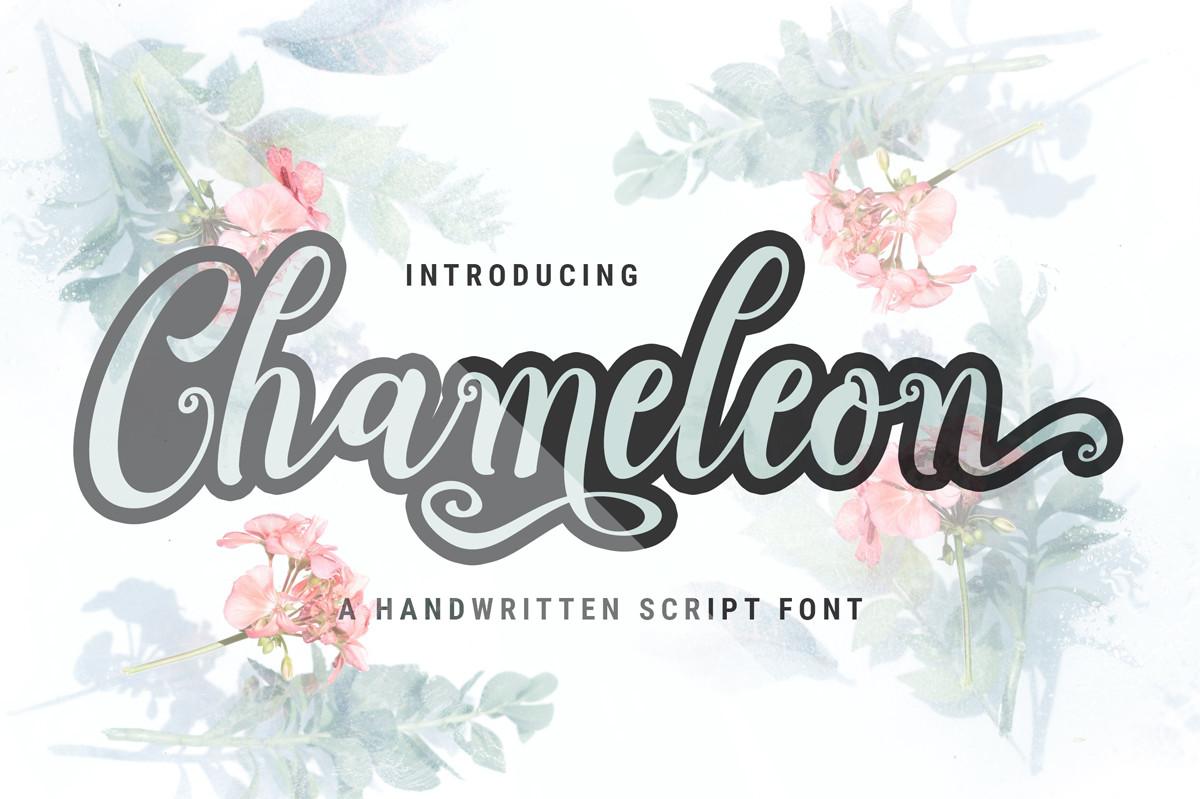 Chameleon Script Font