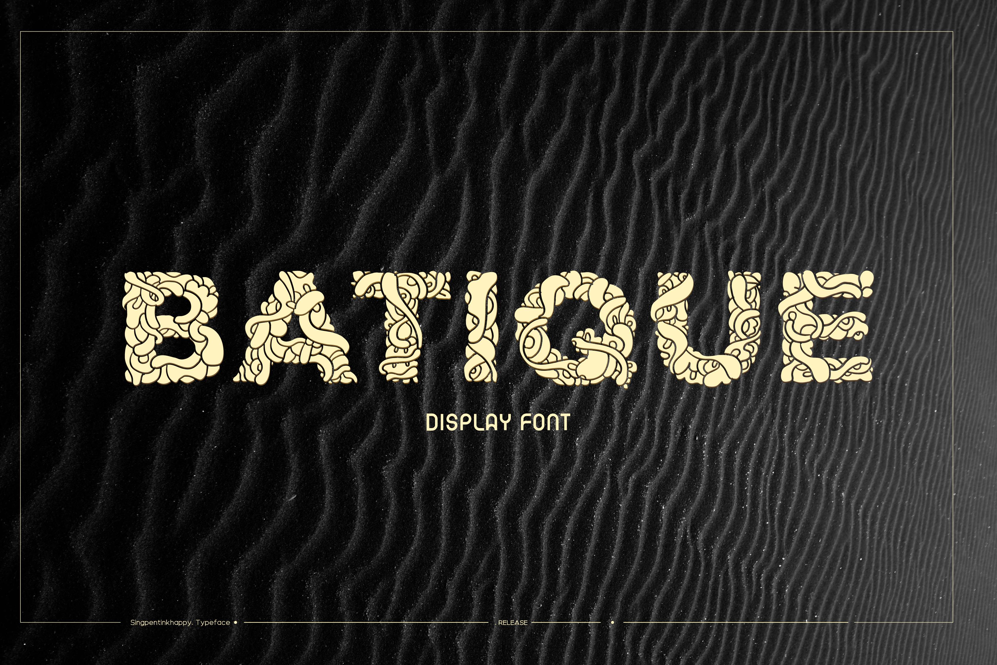 Batique Font