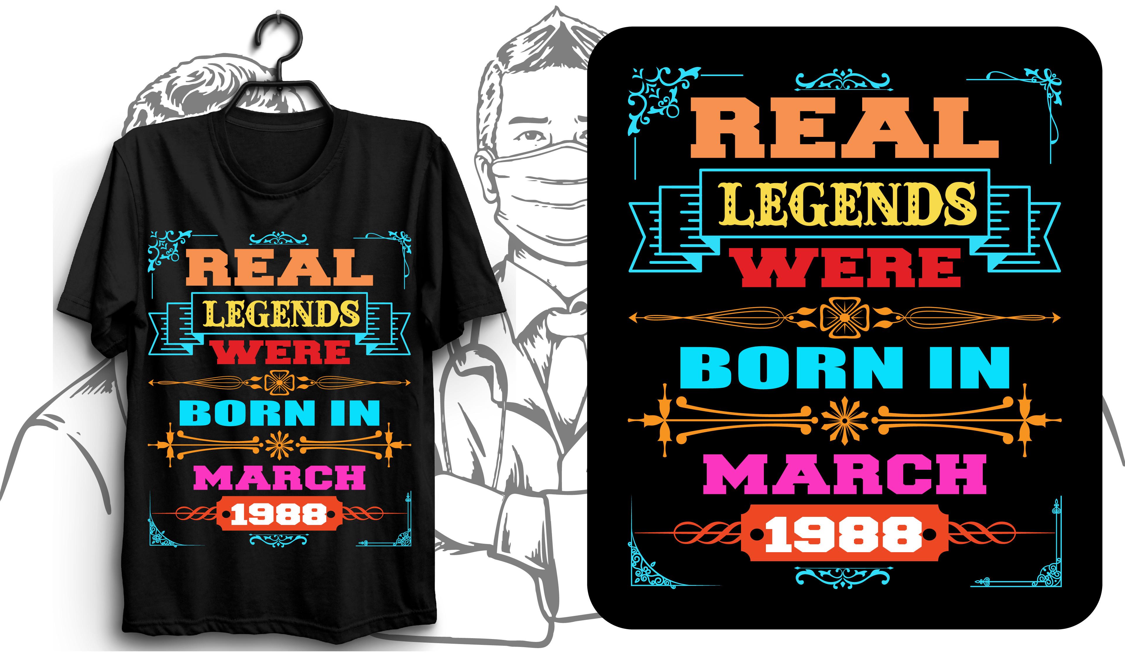Real Legends Were Born in March 1988