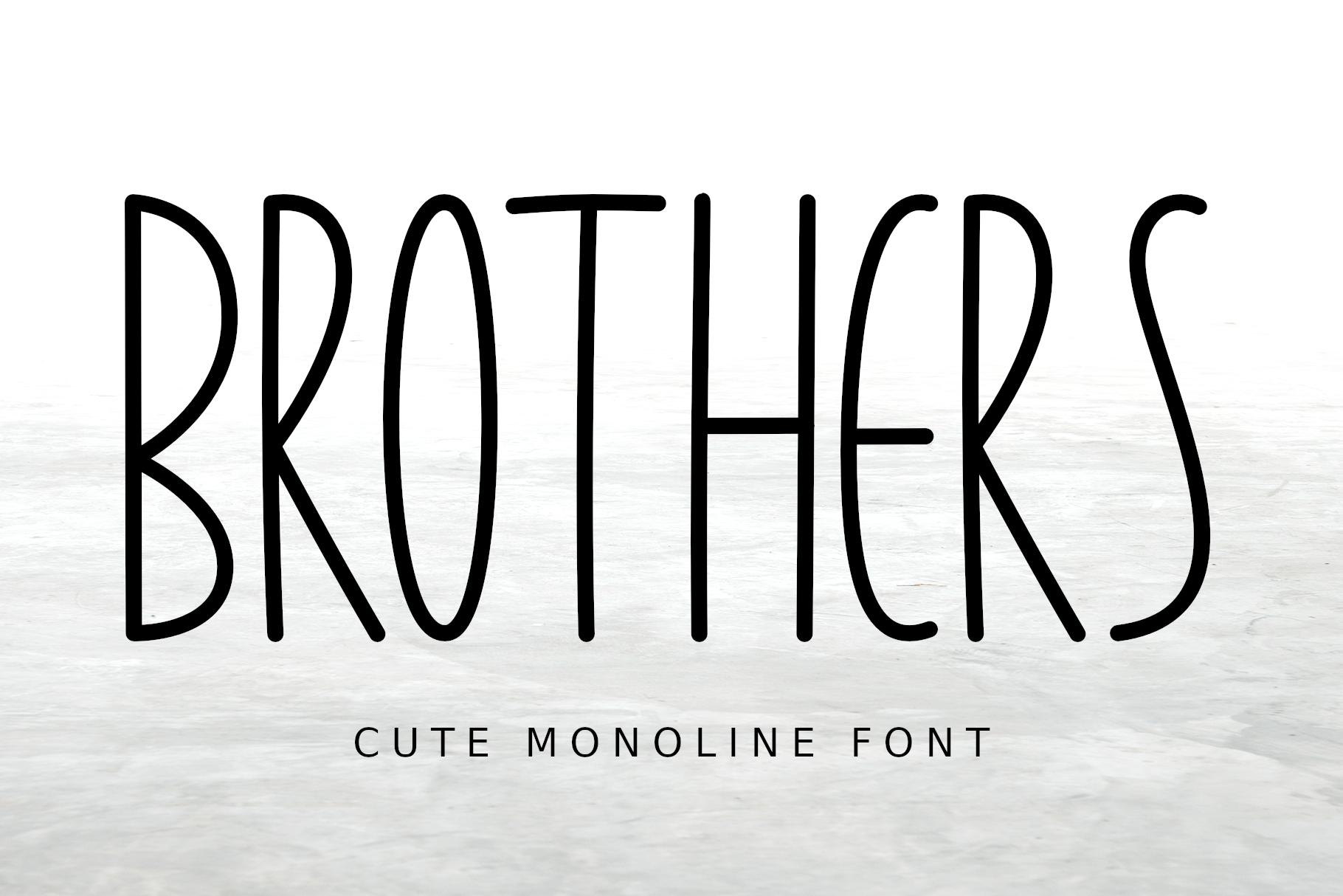Brothers Font