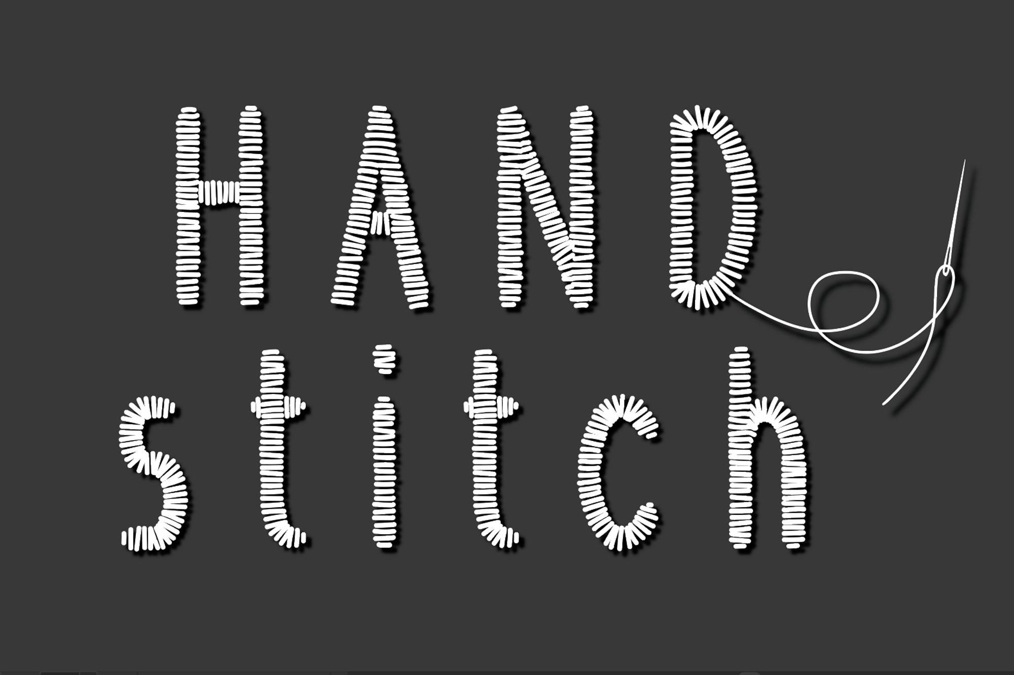 Handstitch Font