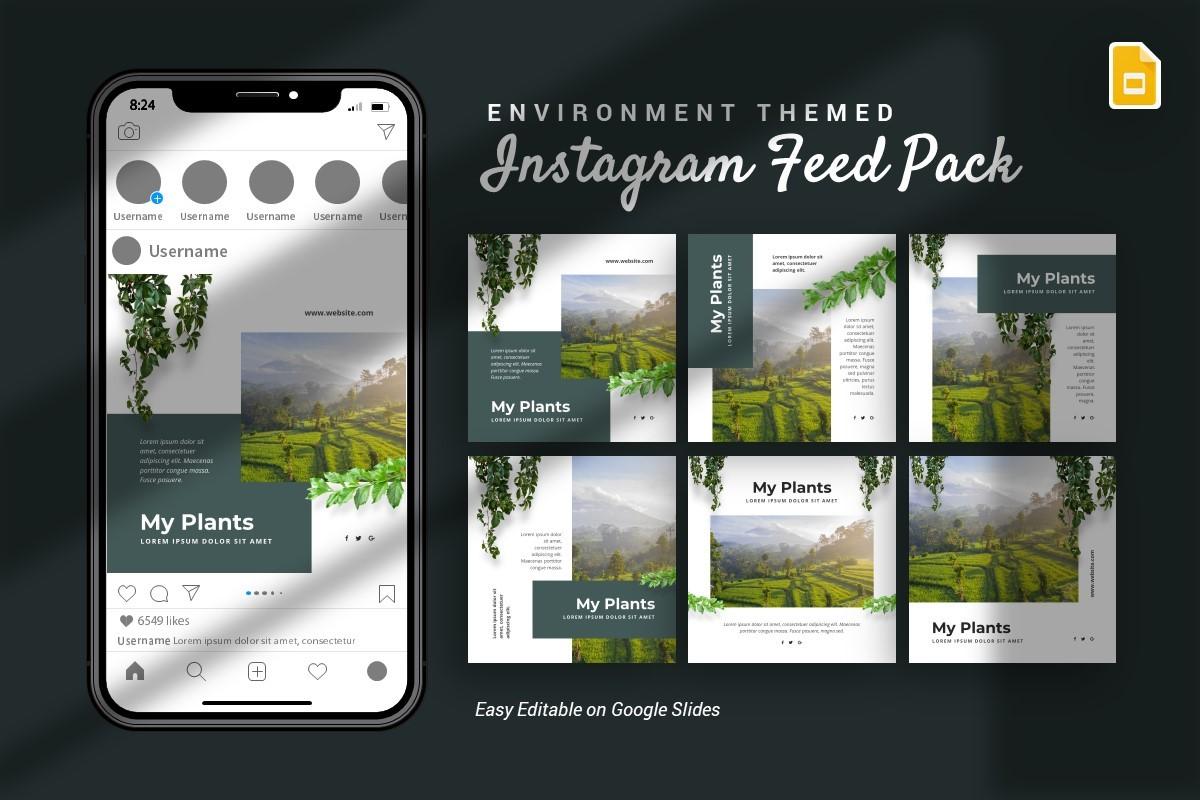 Instagram Feed - Environment Google Slid