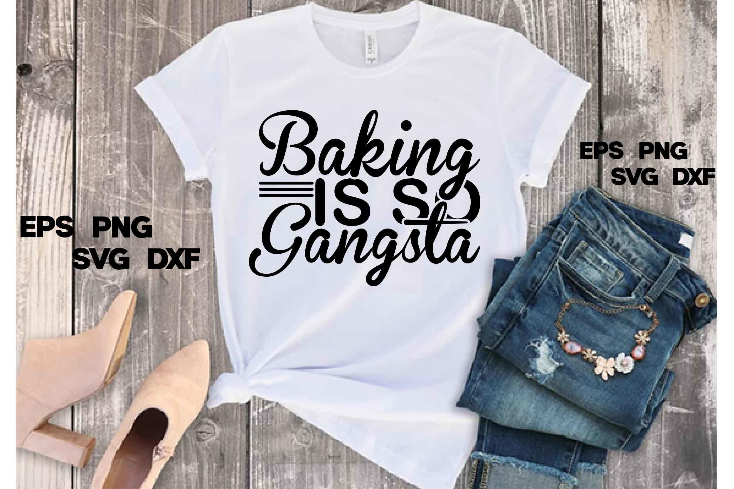 Potholder Svg Design, Baking is so Gangs