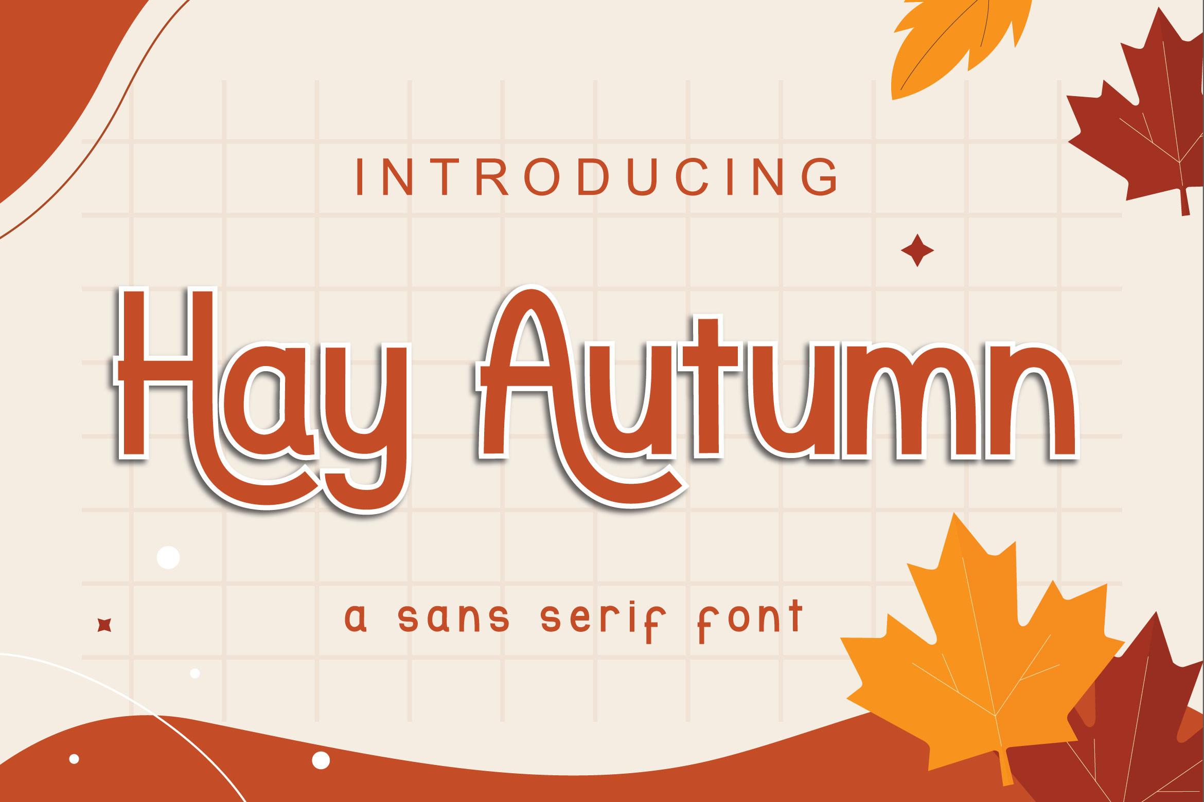 Hay Autumn Font