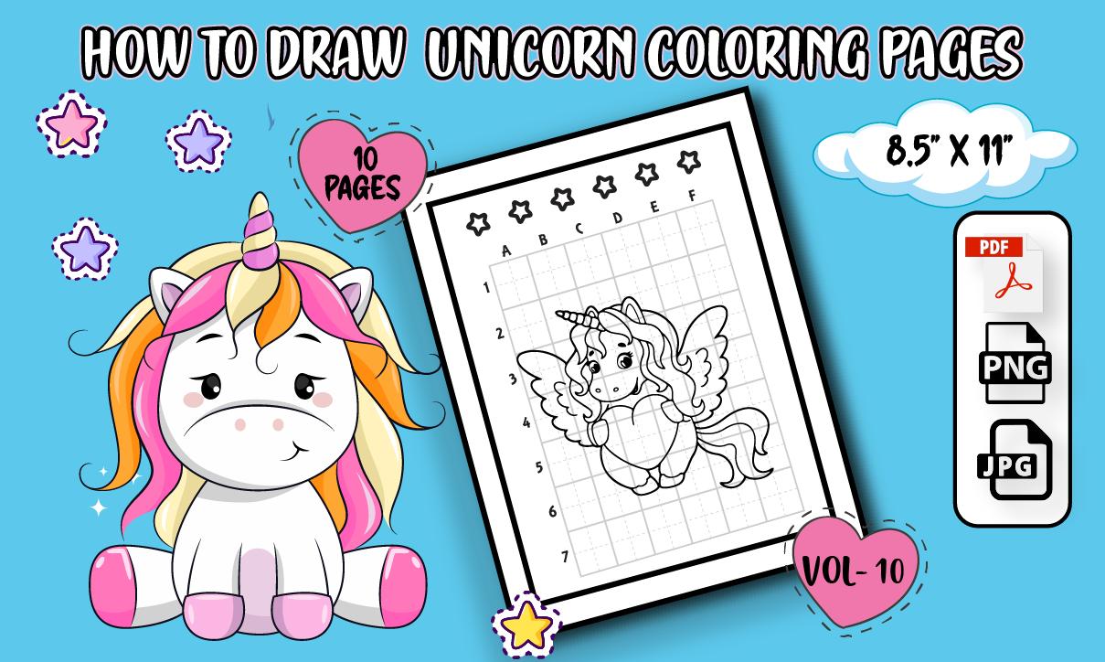How to Draw Unicorn Pages Vol- 10