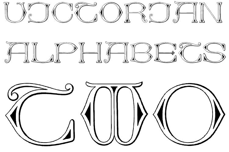 Victorian Alphabets Two Font